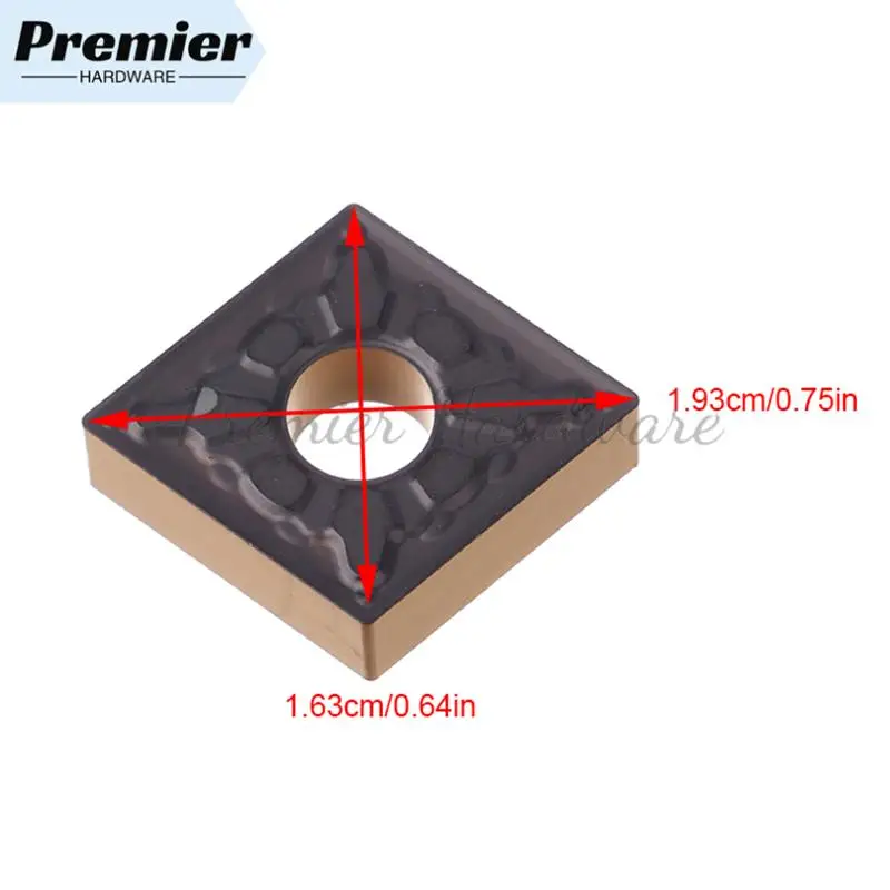 Противоударная и износостойкая двухцветная прорезная пластина. Токарная пластина из стали CNMG120404-AM SP3200.
