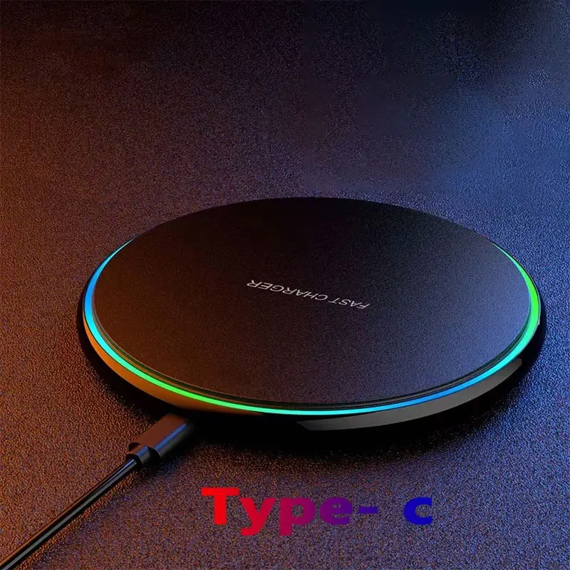 Wireless Charger for iPhone 17 16 15 14 13 12 11 Xs Max X 8 Fast Charging Pad Ulefone Doogee Samsung Note 9 8 S10 Plus S20 21