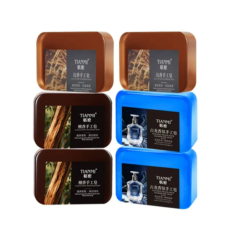 صابون رجالي مصنوع يدويًا، صابون كولونيا، صابون العود، الصابون الأخير، ثلاثة في واحد، ينظف الوجه والشعر، يستحم الجسم بالكامل،