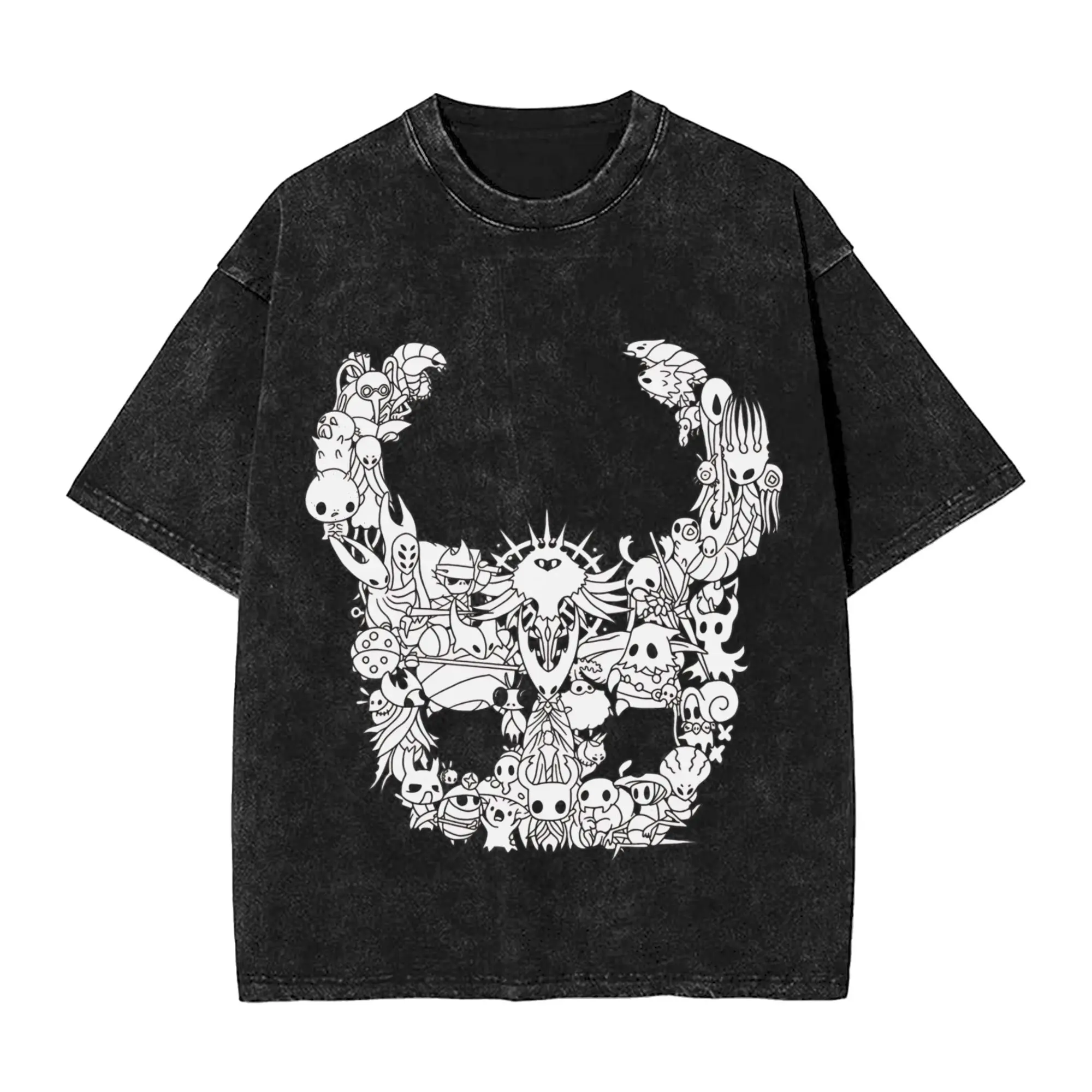 هولو نايت-سكان أحدث الملابس غسلها تي شيرت الرجال النساء الشارع الشهير الهيب هوب تي شيرت تيز بلايز قصيرة الأكمام #1