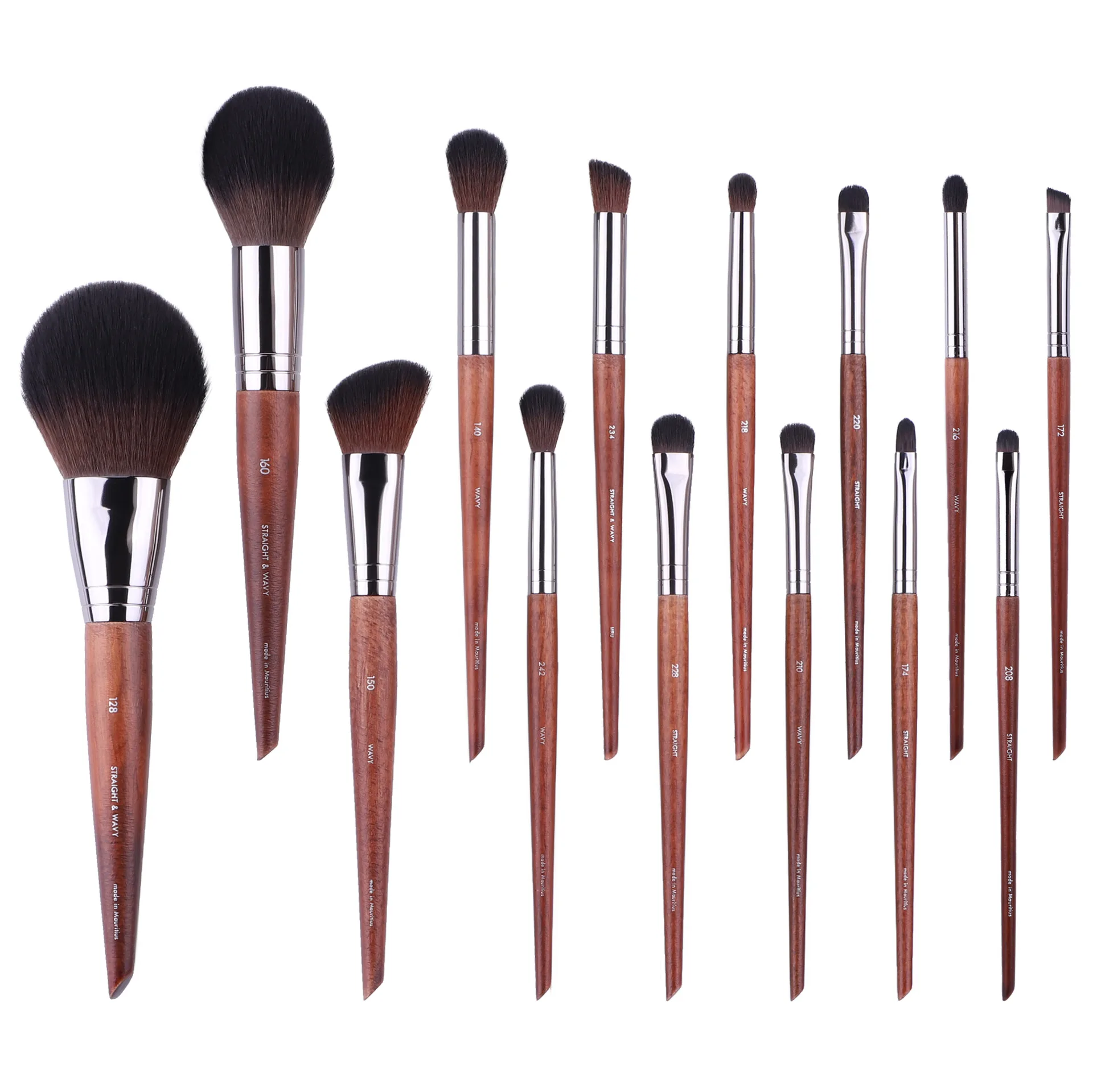 MUF Series Professional Makeup Brush Set Soft Synthetic Hair Stippling Powder Blush Eye Shadow Highgloss Mixed Makeup Brush Tool