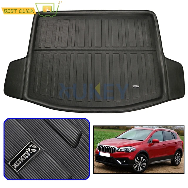 Mata do bagażnika dla Suzuki NEW SX4 S-krzyż Crossover 2014 2015 2016 2017 2018 podłoga ładunkowa wkładka do bagażnika podkładka wykładzinowa podkładka ochronna