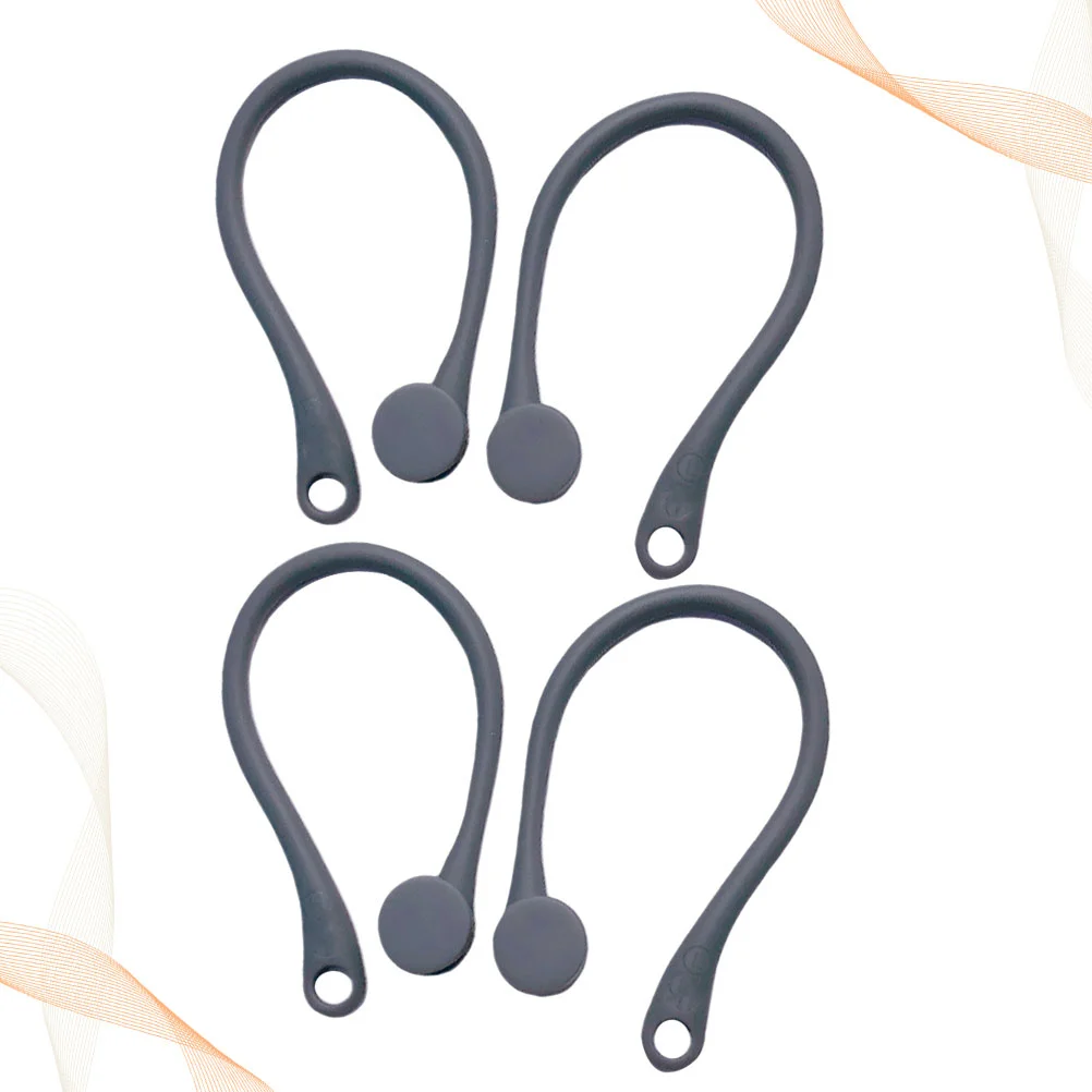 

2 Pairs Earpiece Hook Caps Headphone Protective Earhook Earphone -lost
