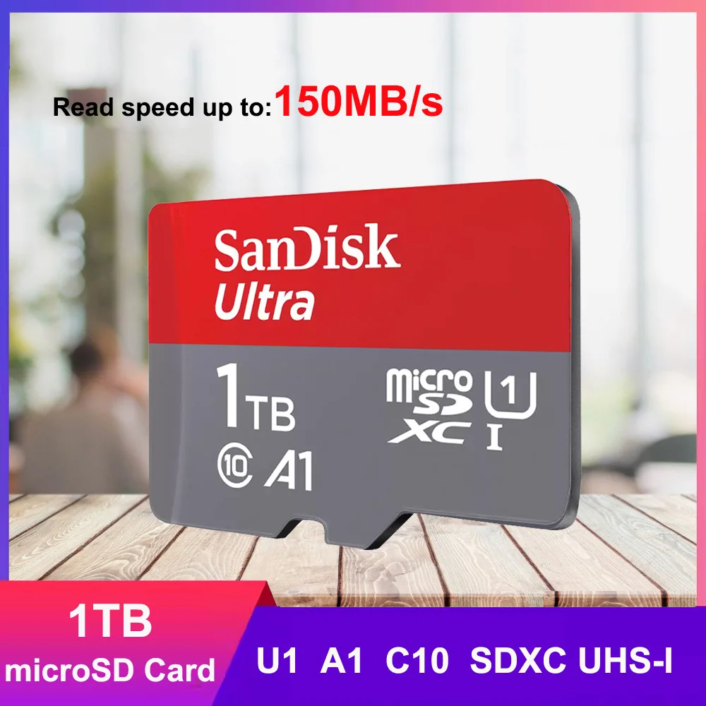 SanDisk Memory Card microsd 32GB 64GB 128GB 256GB 512GB 1TB micro