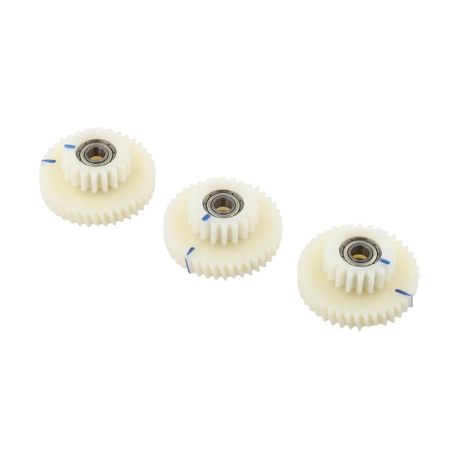 

3pcs Ebike Motor Gear Set For AKM 95RX 40T 18T Teeth Nylon White Replacement Parts Fit Electric Bicycle Motors