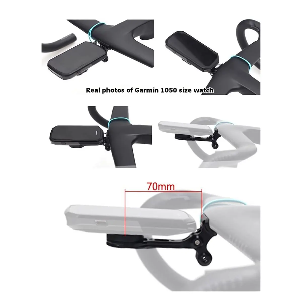 giftnew Bike Computer Mount Integrated Handlebar Mount 3-Prong Base for Madone SLR Bike Replacement