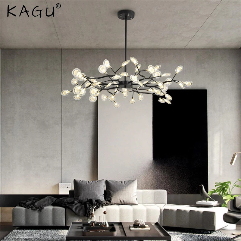 Modern LED Chandelier Living Room Bedroom Kitchen Nordic Gorgeous Firefly Lamp Home Indoor Lighting luxurious Decor Hanging Lamp