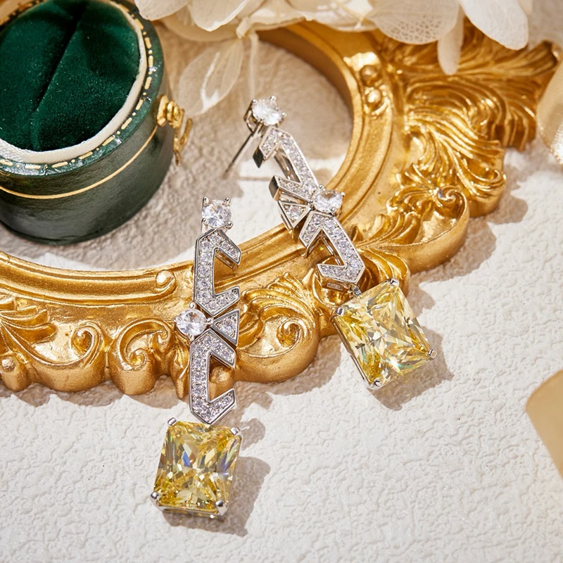 純粋な 925 スターリングシルバージュエリー女性のためのビ - Statement Earrings Oversized のレビューと価格