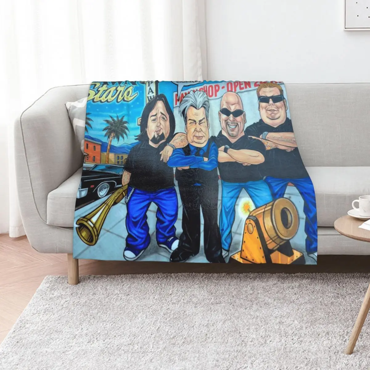 Pawn Stars in Las Vegas Throw Blanket Decorative Beds Luxury Throw Vintage for winter Fashion Sofas Luxury Blankets