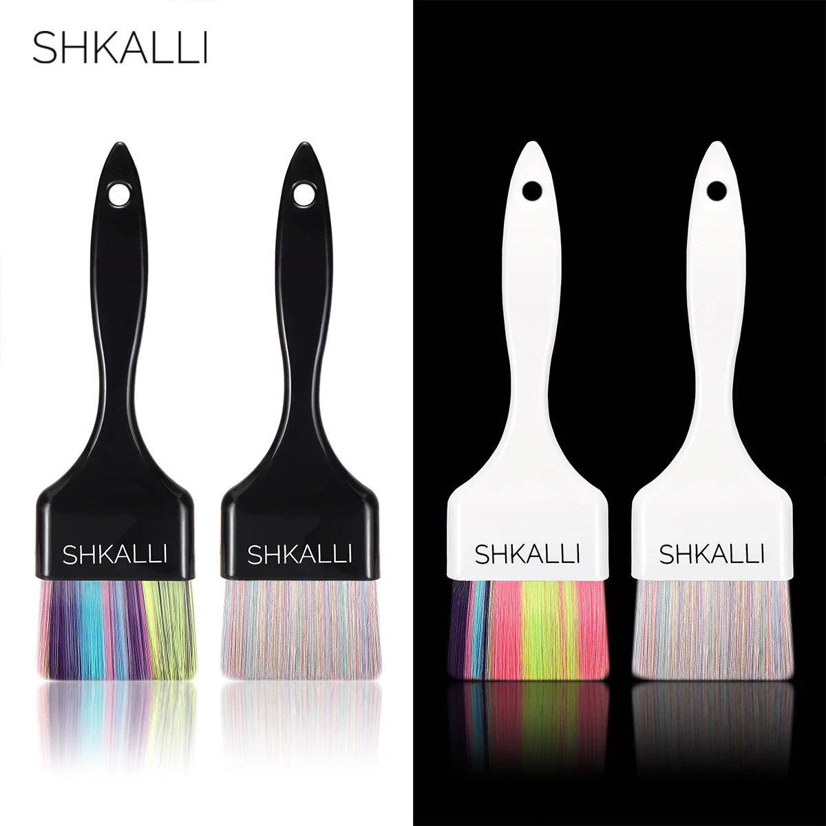 

SHKALLI balayage brush set Colourful soft brushes Paste dyeing bowl Tool set for lightening hair