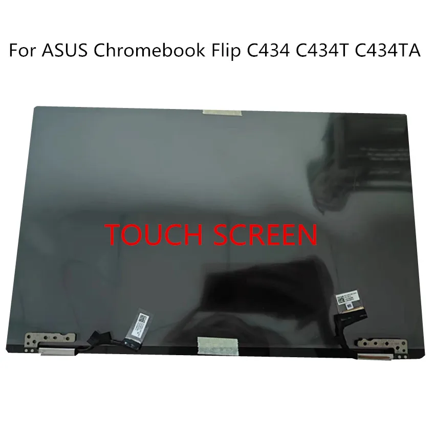 substituicao do conjunto da tela sensivel ao toque para asus chromebook flip original 140 fhd 1920x1080 c434 c434t c434ta 1810014013100 01