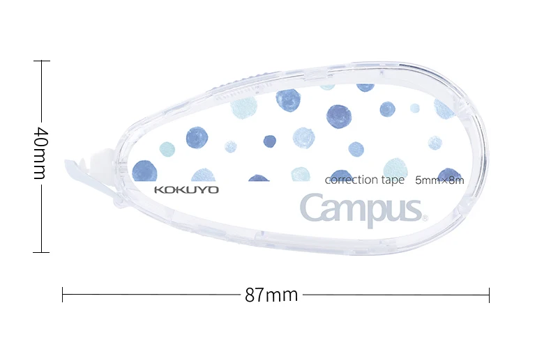 KOKUYO Campus 5mm*8m Original Paper Color Correction Tape Replaceable Core Correct Mistakes School Supplies Japanese Stationery