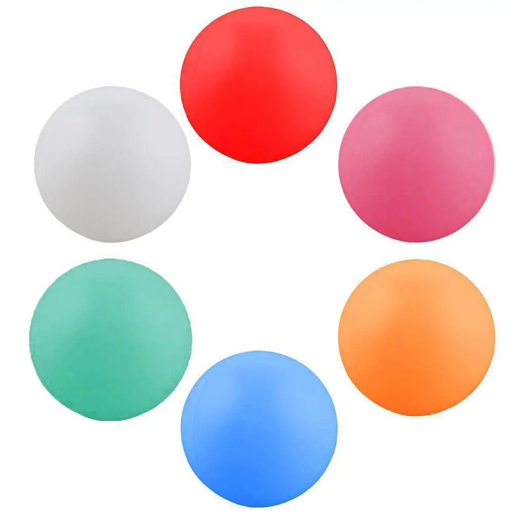 10PCS New Material Table Tennis Color Wordless Lottery Table Tennis Seamless High Hardness Ball Outdoor Sports