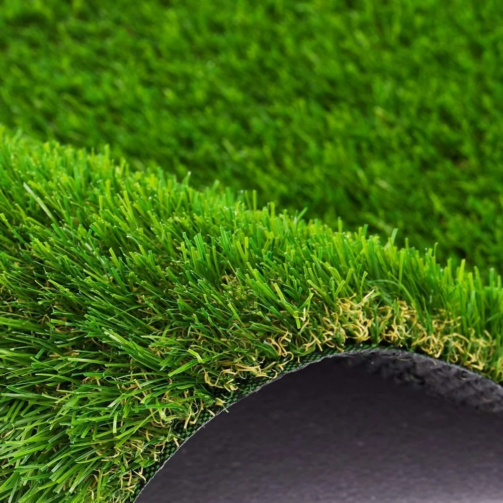 Artificial Grass,Indoor/Outdoor Landscape,Easy to Clean with Drain Holes,Non-Toxic,High Density,Customizable lawn