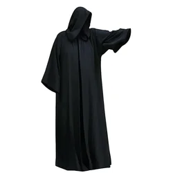 Cosplay Jedi Robe Knight Cloak Medieval Monk Robe Costume with Hood Priest Robe Outfit Medieval Cloak Halloween For Stage