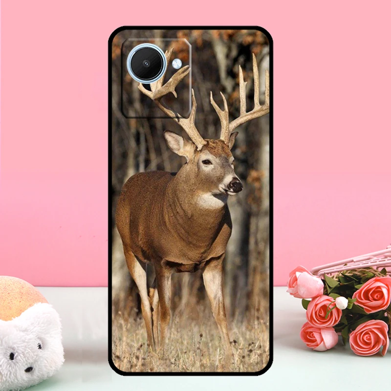 STUNNING DEER Animal For Realme 11 Pro Plus 10 12 Pro C55 C53 C51 C33 C31 C30 C25s C21Y C15 GT Neo5 GT3 GT5 Case