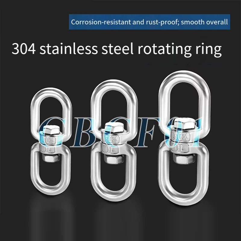 304 Stainless Steel Bow Shackle Marine D Type Lifting Hook U-shaped Horse Hoof Clamp M4 M5 M6 M8 M10 M12 M14 M16 M18 M20 M22-M38