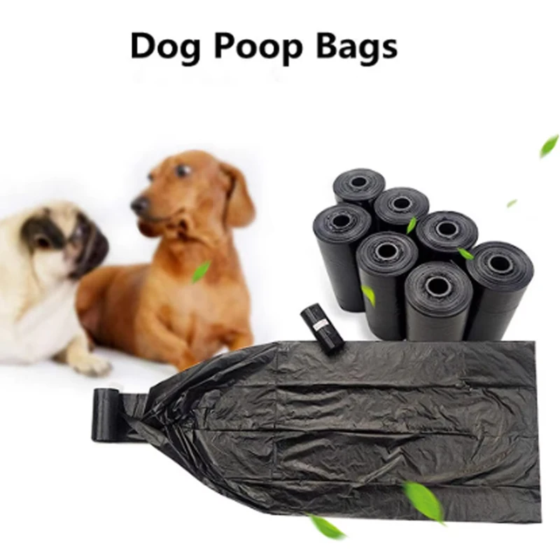 120 Rolls Dog Poop Bag Outdoor Cleaning Poop Bag Outdoor Clean Pets Supplies for Dog 15Bags/Roll Refill Garbage Bag Pet Supplies