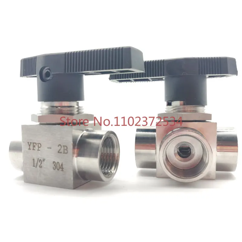 

Customized stainless steel inner thread three-way ball valve 304L thread YFP-2B panel on-off valve 2 points 4 points