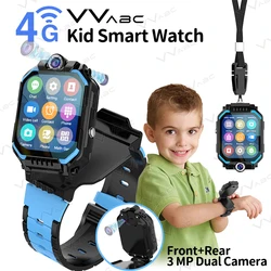 4G Locator Sim-kaart Kid Smart Watch met dubbele camera 1,83 inch Afneembare video-oproep Chat SOS Telefoontje Smartwatch voor kinderen