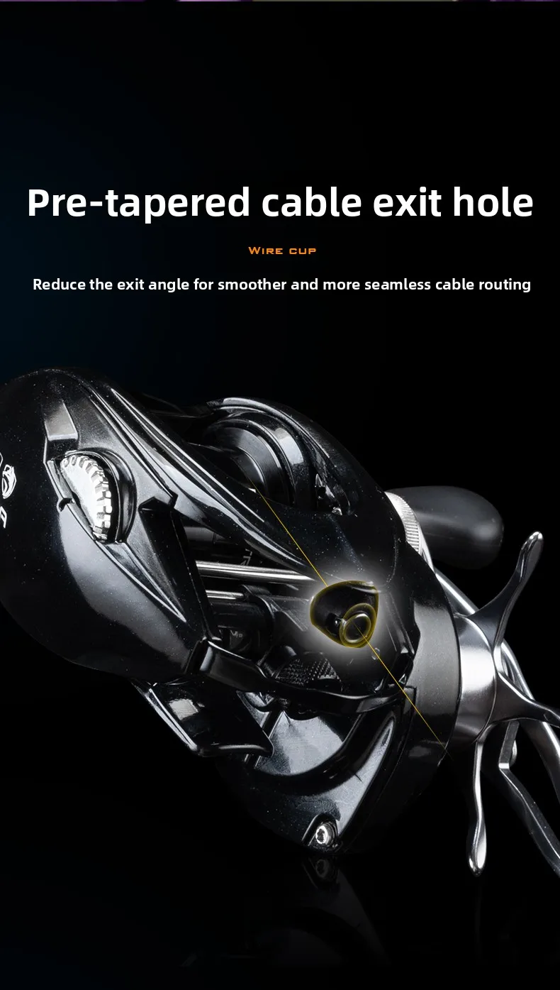 Michel Fox ET Ultra Spincast Reel for Micro Jigging Precision Competition Fishing with Metal Body and OEZ Variable Brake