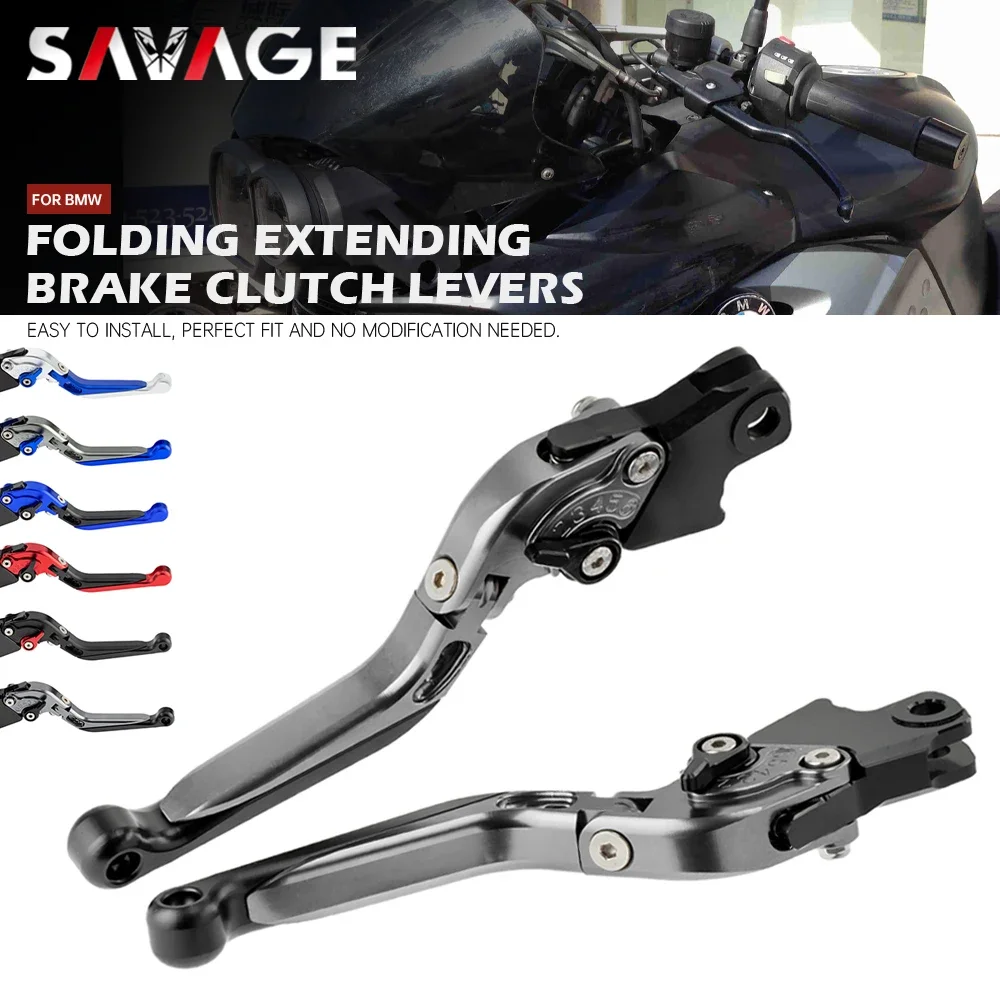 Folding Brake Clutch Levers For BMW K1200 S/R K1300 GT K1300R K1200S K1200R Sport Motorcycle Extendable Adjustable CNC Handles