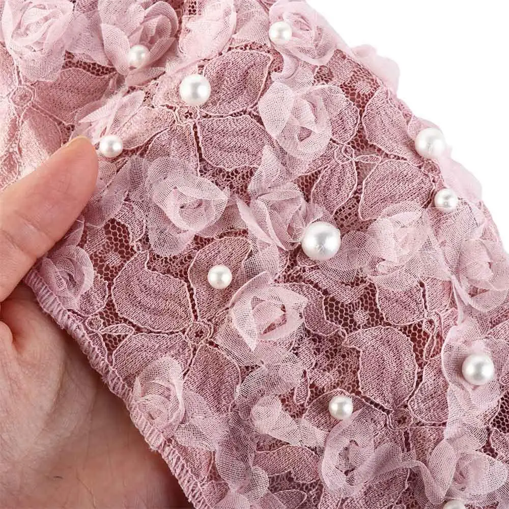 Trendy Zoet Voor Meisjes Wassen Gezicht Antislip Brede Kant Hoofdband Vrouwen Haarbanden Koreaanse Hoofd Wrap Bloem