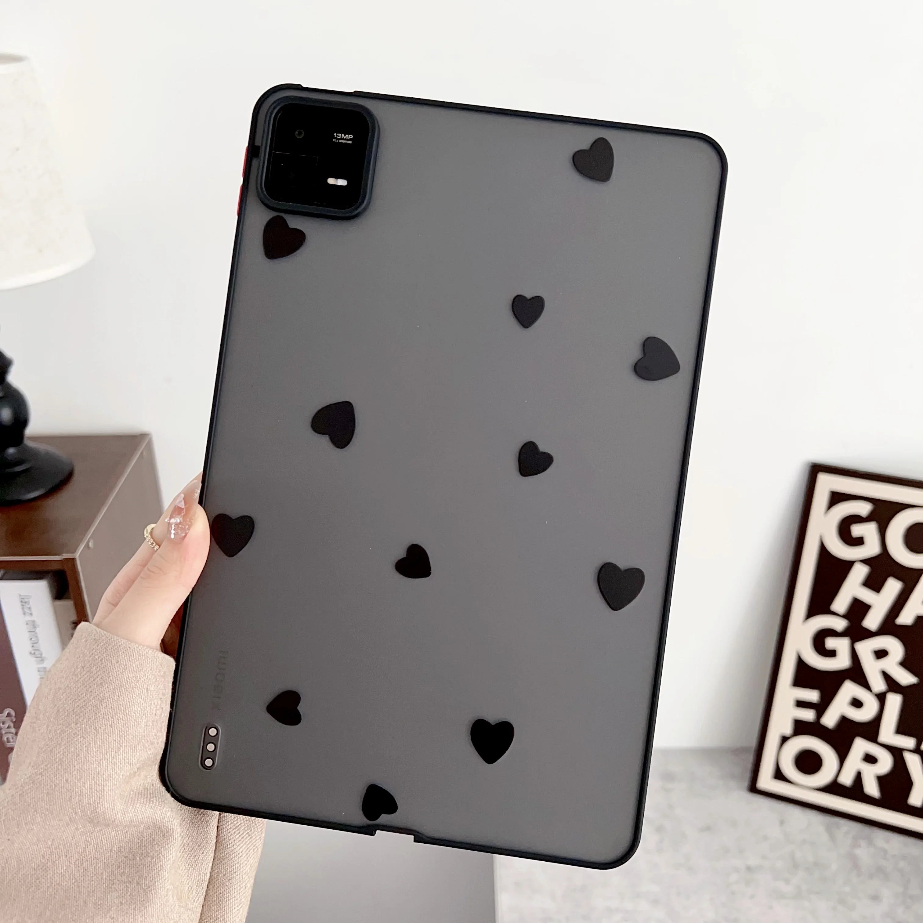 เคส TPU สำหรับ Xiaomi Pad 6S Pro 12.4 2024 6 5 Pro 11นิ้วฝาหลังพีซีทาสีเป็นมิตรกับผิวกันกระแทกสำหรับ redmi Pad SE 2023 # $