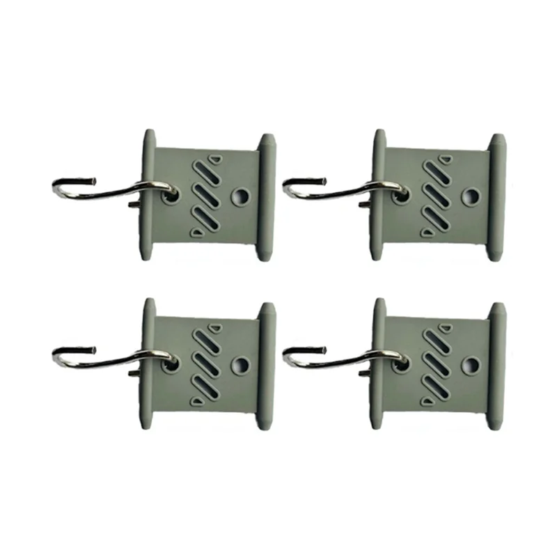 

16Pcs RV Awning Hooks Cedarwood Rail Hangers For RV Caravan Camping Tent