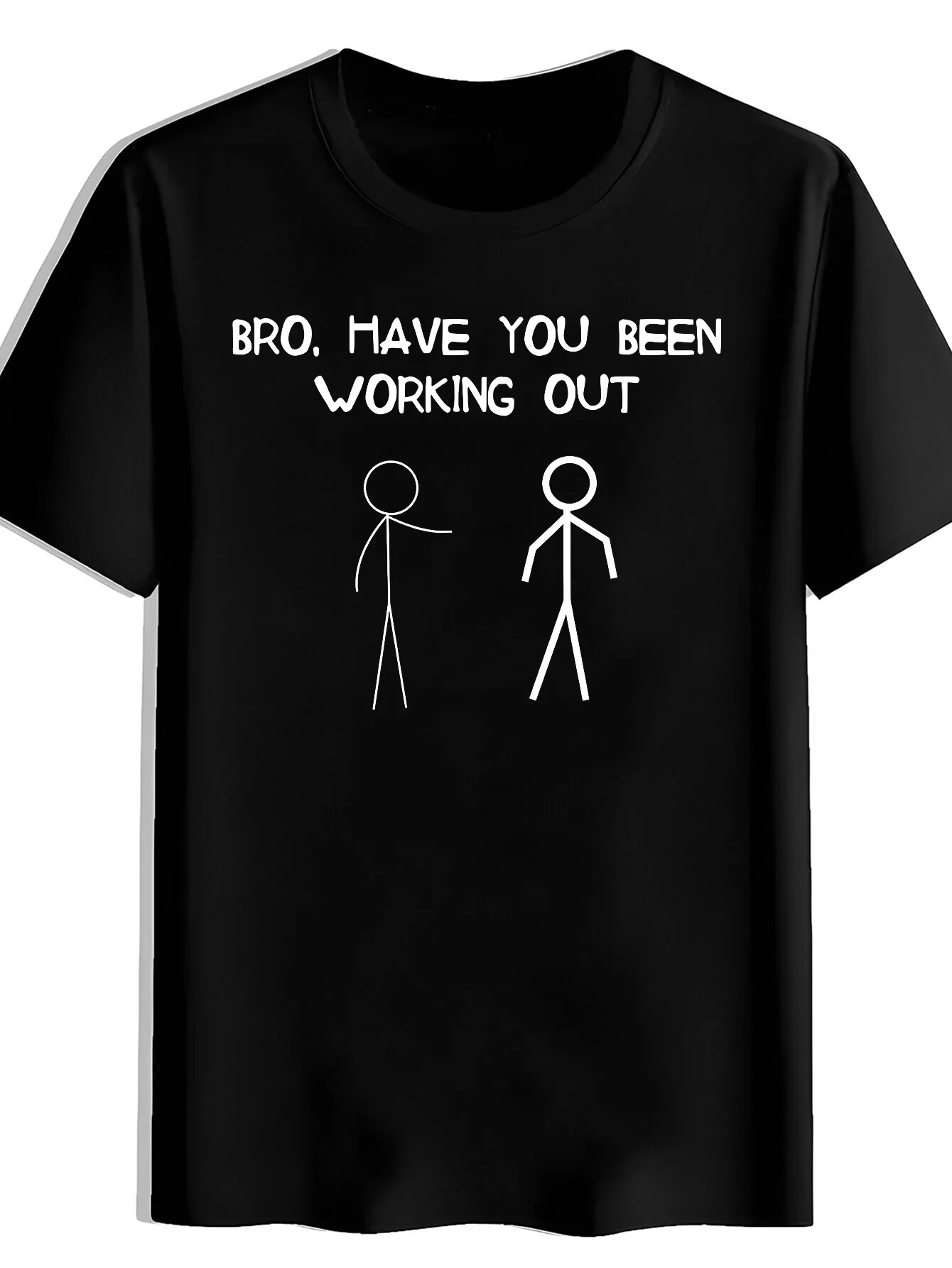 Men's Printed Pattern Casual Round-neck T-shirt, Soft and Comfortable Wrinkle-resistant Top, Machine Washable and Pill-resistant, Quick-drying and Easy-care Short-sleeve T-shirt with High Cost-effectiveness, Durable and Shape-retaining