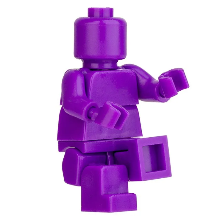 Mehrfarbige Mini-Figuren-Bausteine mit mehreren Gelenken, ultra-bewegliche Drittanbieter-Figurenzubehörteile