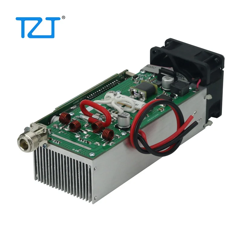 TZT 0-150W 83-108MHz جهاز إرسال FM ستيريو قابل للتعديل مع تصميم حماية كاملة لمحطة راديو لحم الخنزير