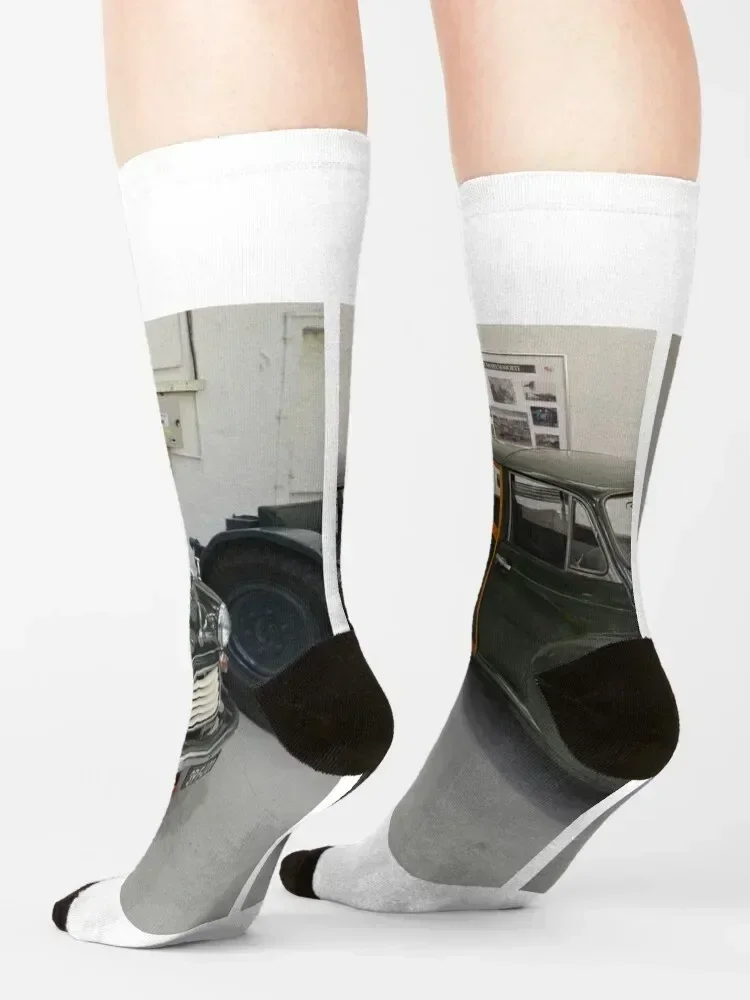 Unique Morris Minor Traveller Socks valentine gift ideas Wholesale custom sports warm winter Socks Man Women's