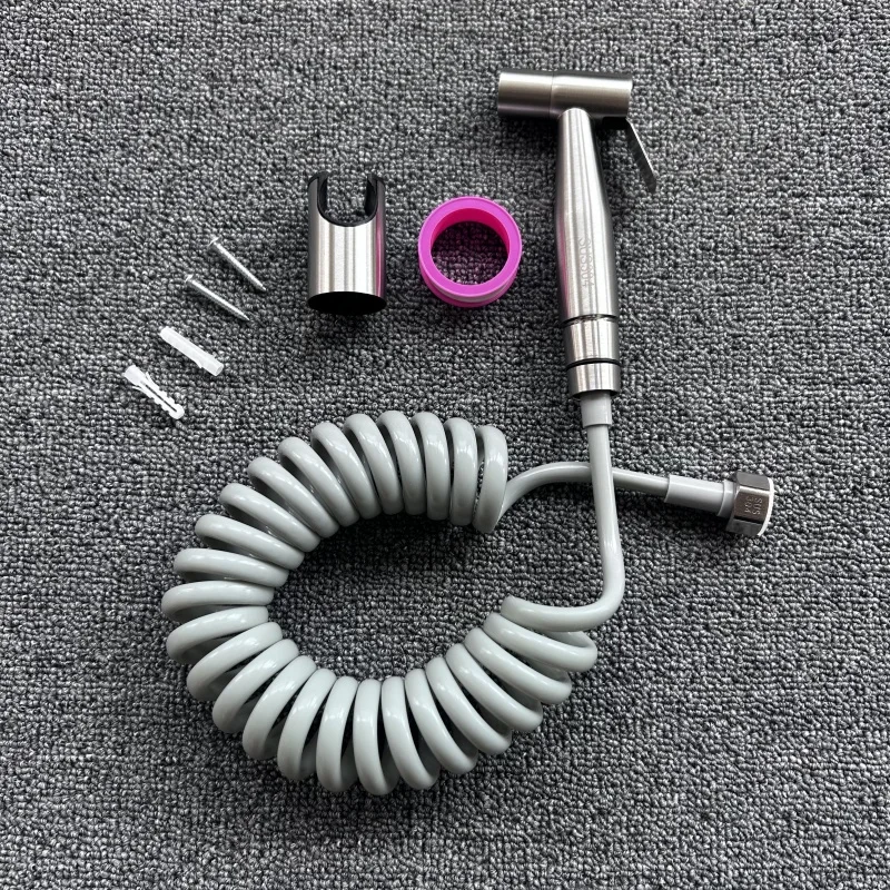 Kit de 3 Peças: Pulverizador de Bidê Portátil com Mangueira Flexível de 1.5m, 2m e 2.5m para Vaso Sanitário e Acessórios de Banheiro