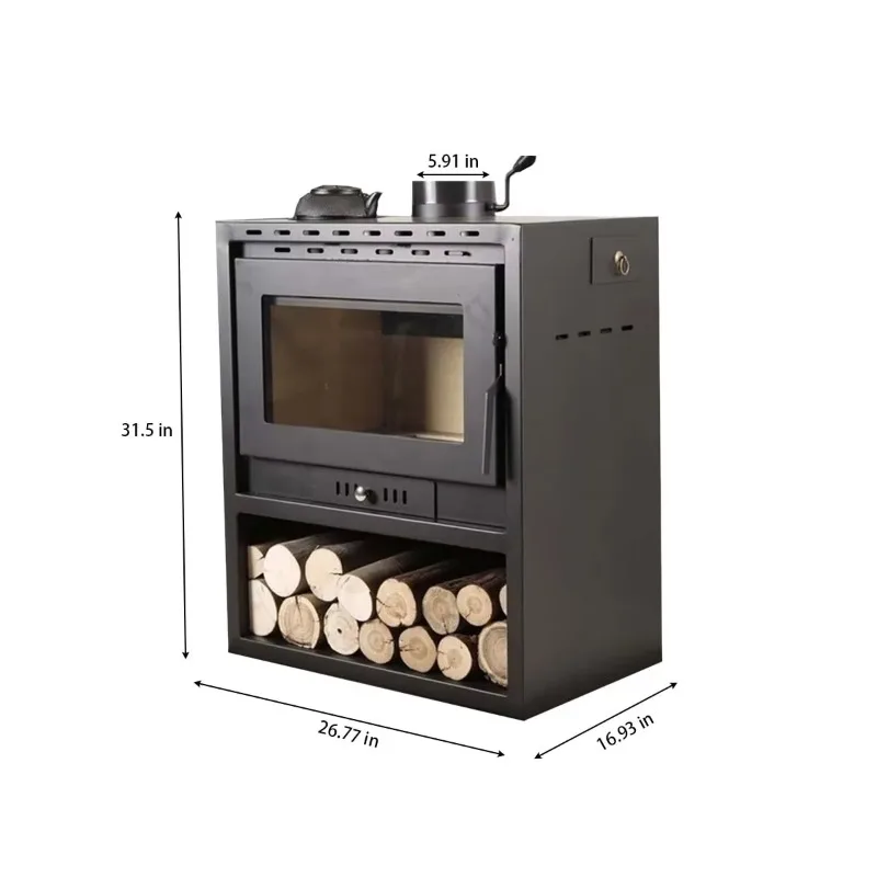 

【Best-selling】JingXin Manufacturer Modern Indoor Home Heater Small Sawdust Pellet Furnace Cast Iron Biomass Wood Stove Freestand