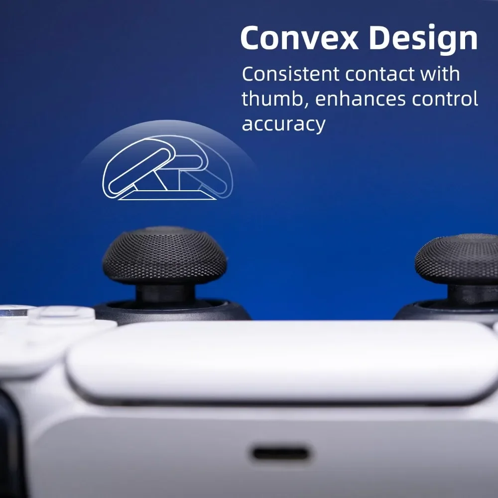 New Grips Set Skin Joystick Cap Analog Stick Cap Controller  PS5/PS4/NS PRO 2 Pairs (4pcs) Protect Button Accessory