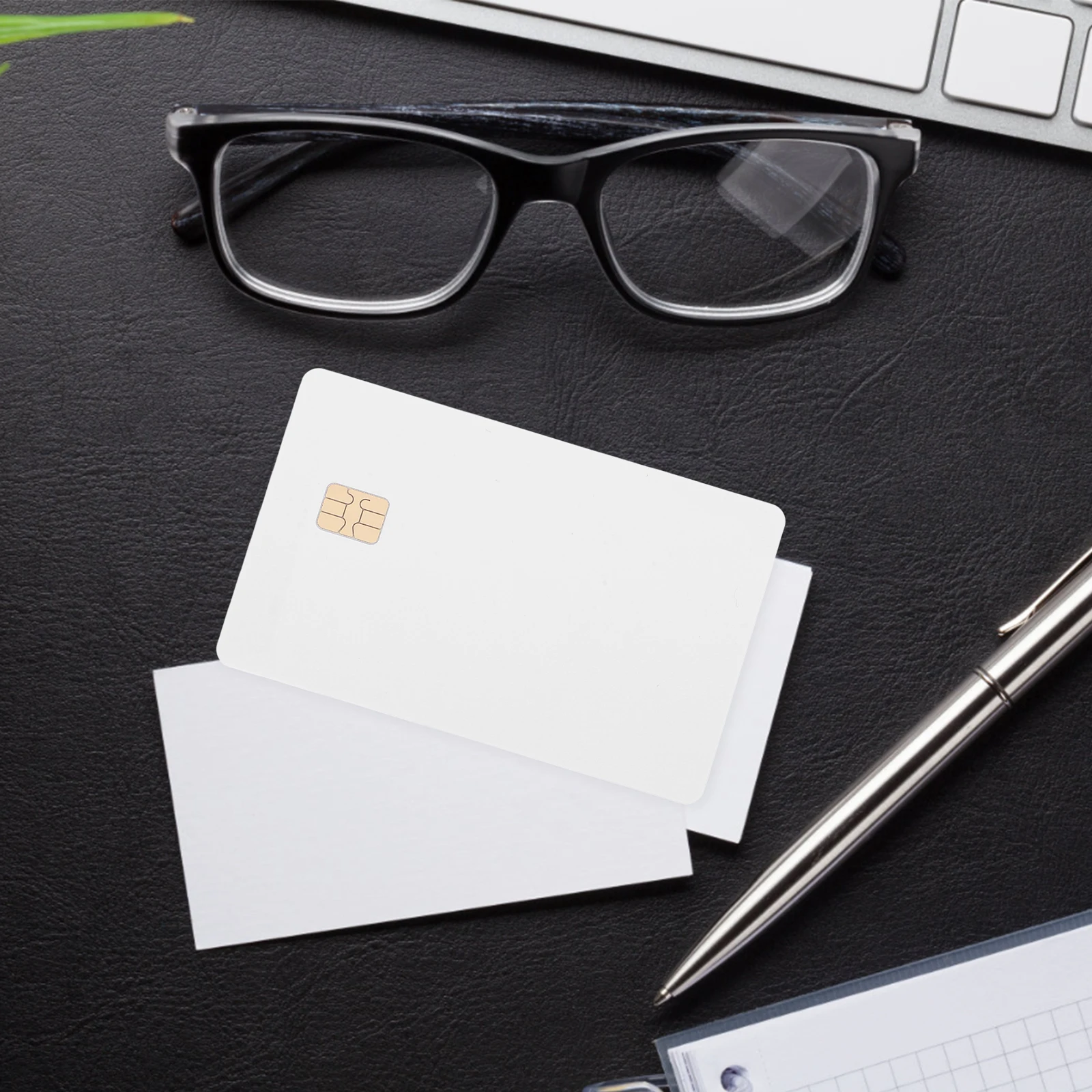 8pcs Pvc Id Blank White Waterproof Printable For Access Control Employee Membership Cards Pvc Card Blanks Fake