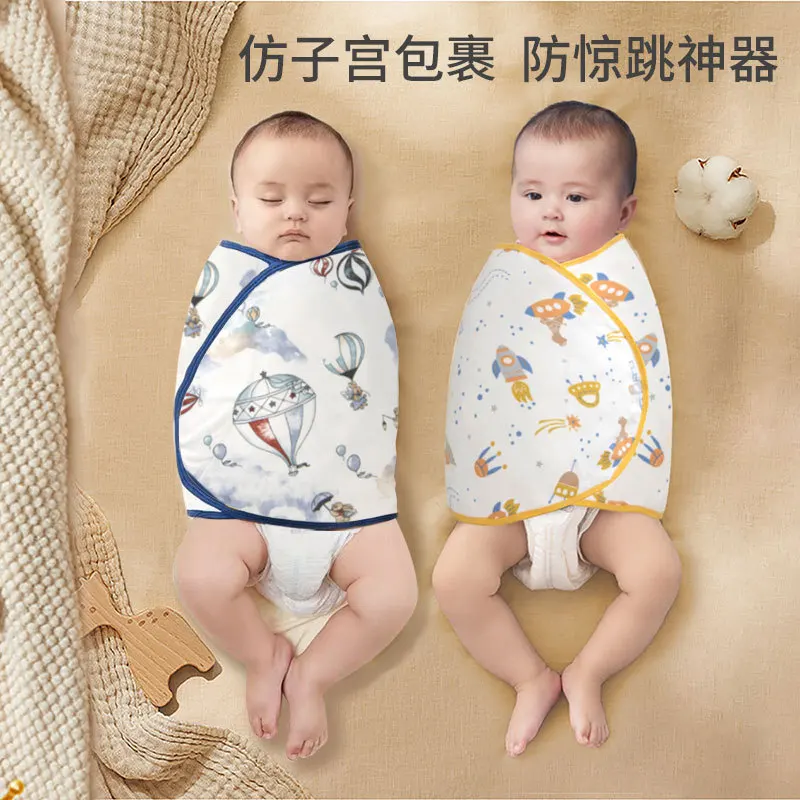 

Детское пеленальное одеяло для детей 0-6 месяцев, защита живота, детское спальное одеяло для новорожденных, тонкий стиль на лето