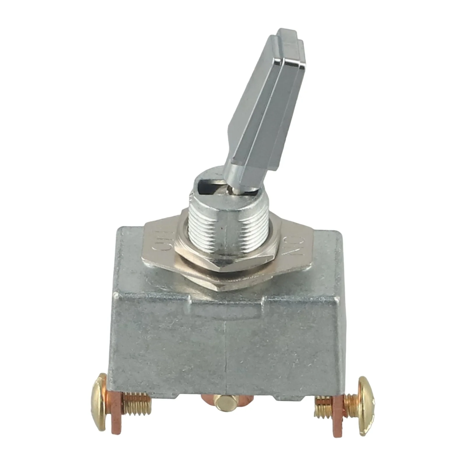 3 Way Toggle Switch 3 Position Toggle Switch Chrome Finish Compatible With Various Fuses DC Current For Automotive Applications