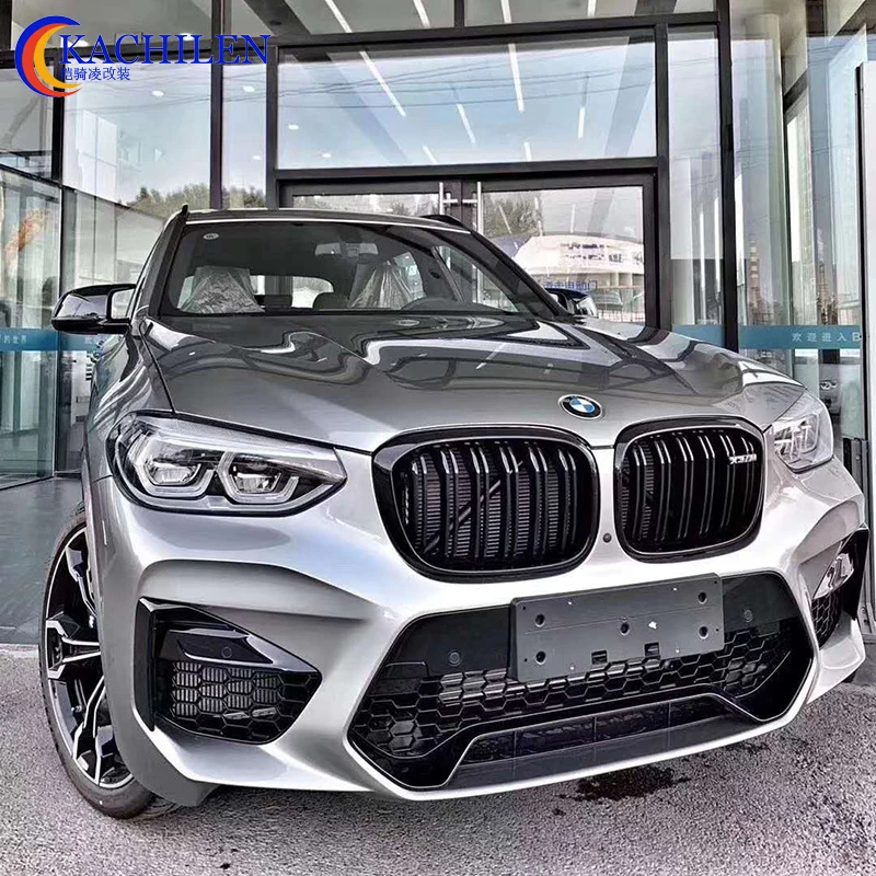 X3 G01 X4 G08 G02 Upgraded X3M X4M Two-Wire Carbon Fiber Grille For BMW G01 G02 G08