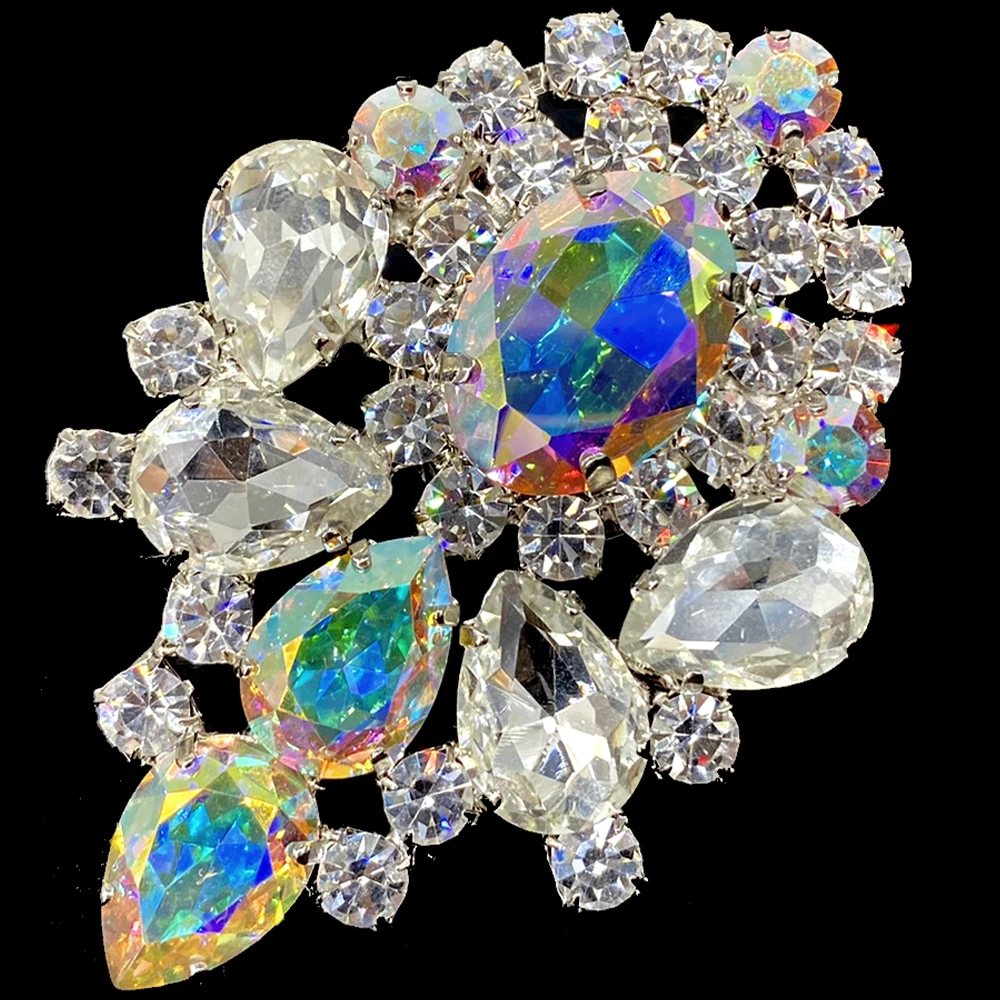 Stonefans Exaggerated Rhinestone Rings High Quality Large for Women Party Gift 2023 Aesthetic Oversize Drag Queen Accessories