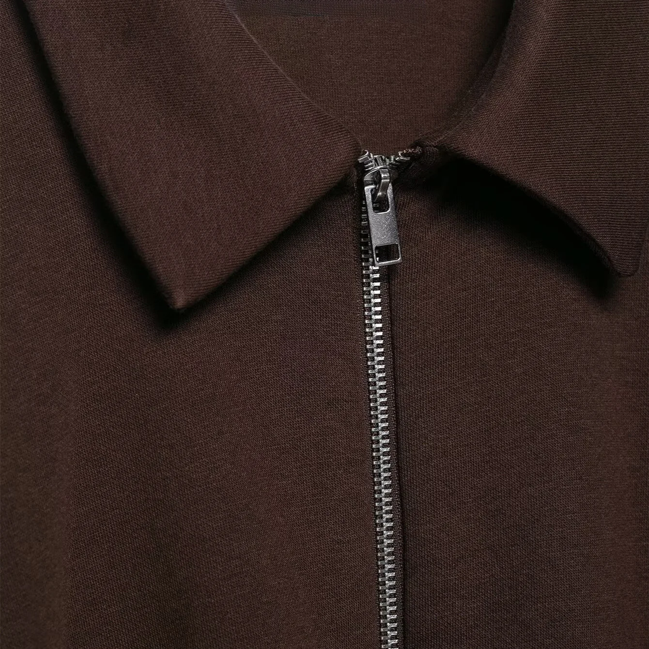 HH Damen Mode Langarm Herbst Oberbekleidung Revers Reißverschluss Plissiert Locker Braune Jacke 2026 Neue Damen Abschluss-Saison Mäntel – Detail 6