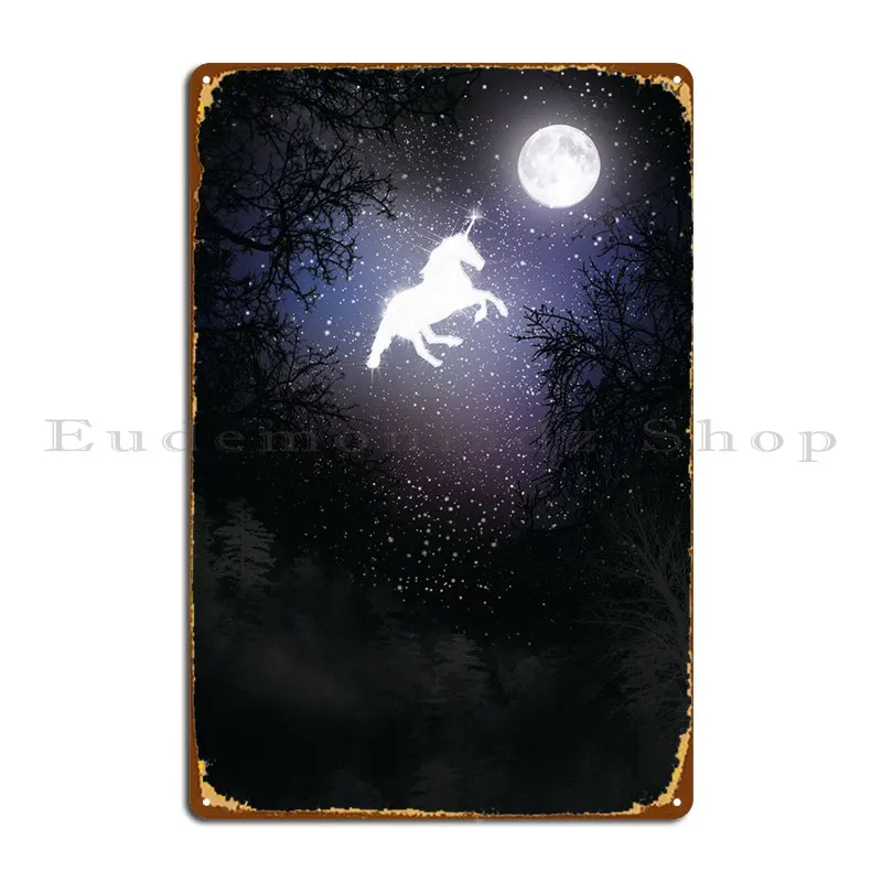 

Unicorn Metal Sign Party Cave Wall Cave Iron Classic Tin Sign Poster