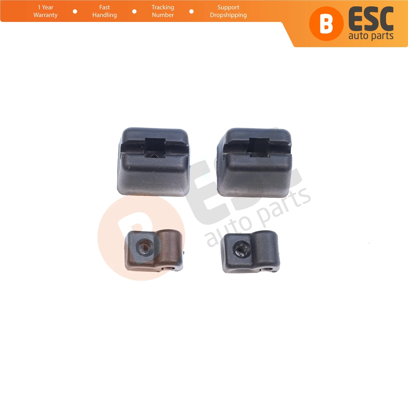 ESR558-1 Vorderer Blinker Scheinwerfer-Umrandungsgitter Lager Kotflügel-Klemmen Halterungsset für Mercedes G-Klasse W460 W461 0009952820