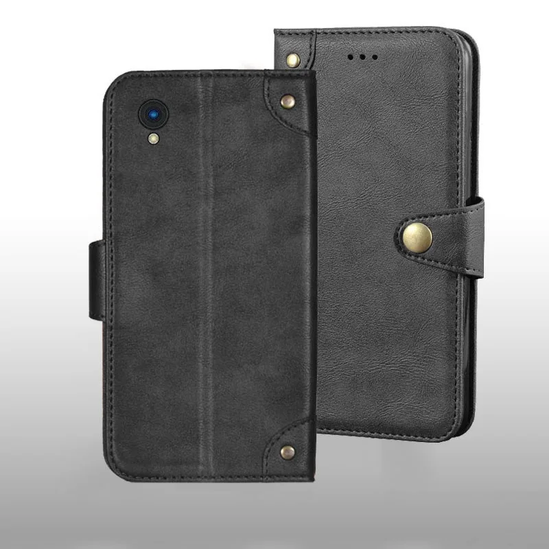Funda de cuero PU con patrón de cocodrilo para HiSense A5, funda con hebilla de Metal Retro para HiSense A5