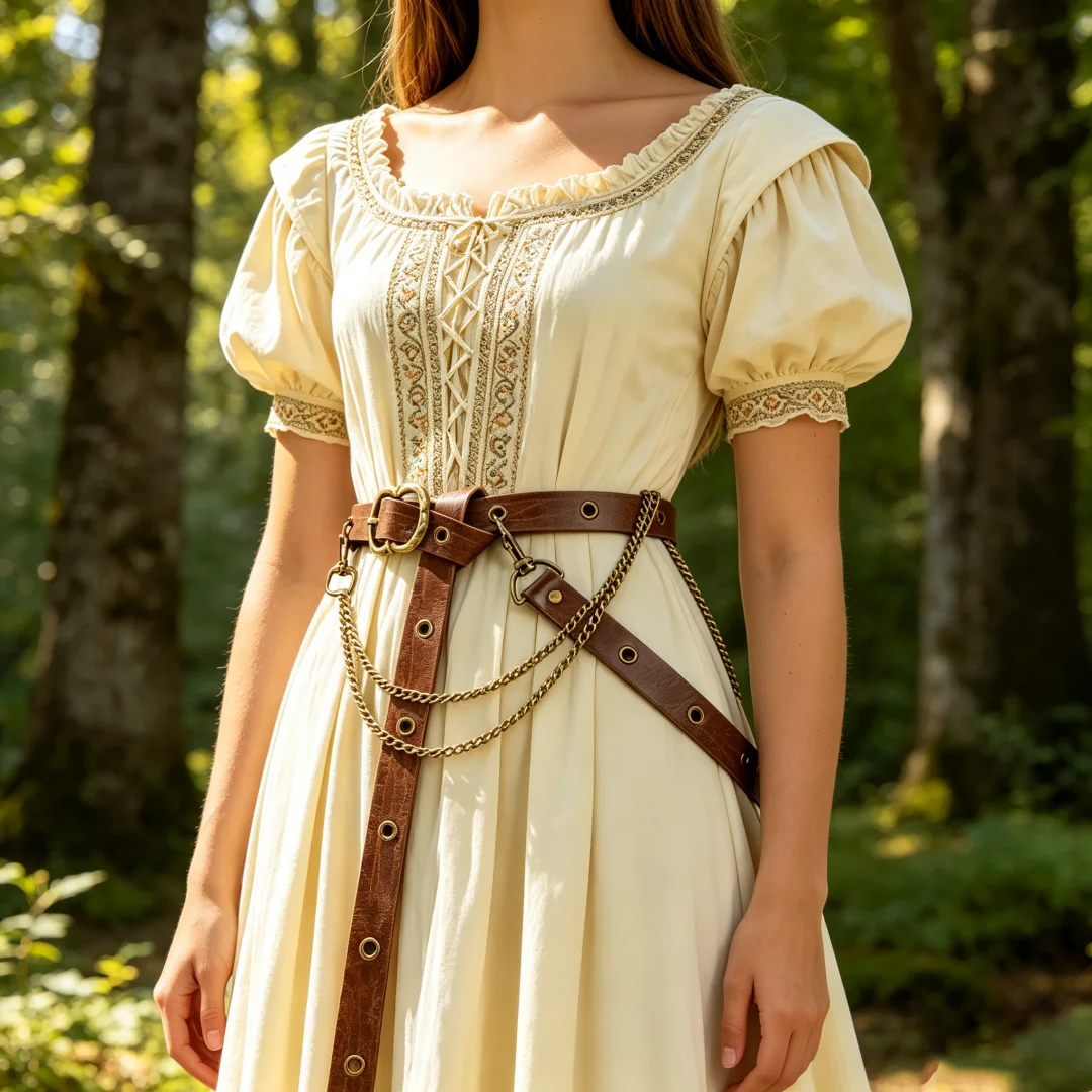 Women'S Viking Accessories - UYEE Ceinture de style Viking rétro
