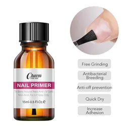 Natural Nail Prep Dehydrator and Nail Acid-Free Primer Set, Fast Air Dry For Gel Polish Base Cleaning Agents UV Gel Polish ﻿