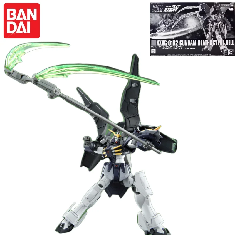

In Stock Bandai Hg Model Kit Hgac 1/144 Gundam W Hell Deathscythe Gundam Pb Exclusive Mecha Warrior Figure Garage Educational