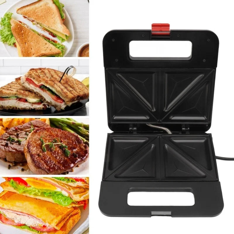 sandwich-maker-small-4-slice-panini-press-grill-non-stick-plate-adjustable-temperature-cool-touch-handle