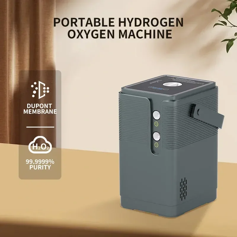 450 ml/min Wasserstoffgenerator H2-Therapiegerät Tragbares Wasserstoffinhalationsgerät Wasserstoff-PEM-Elektrolyseur